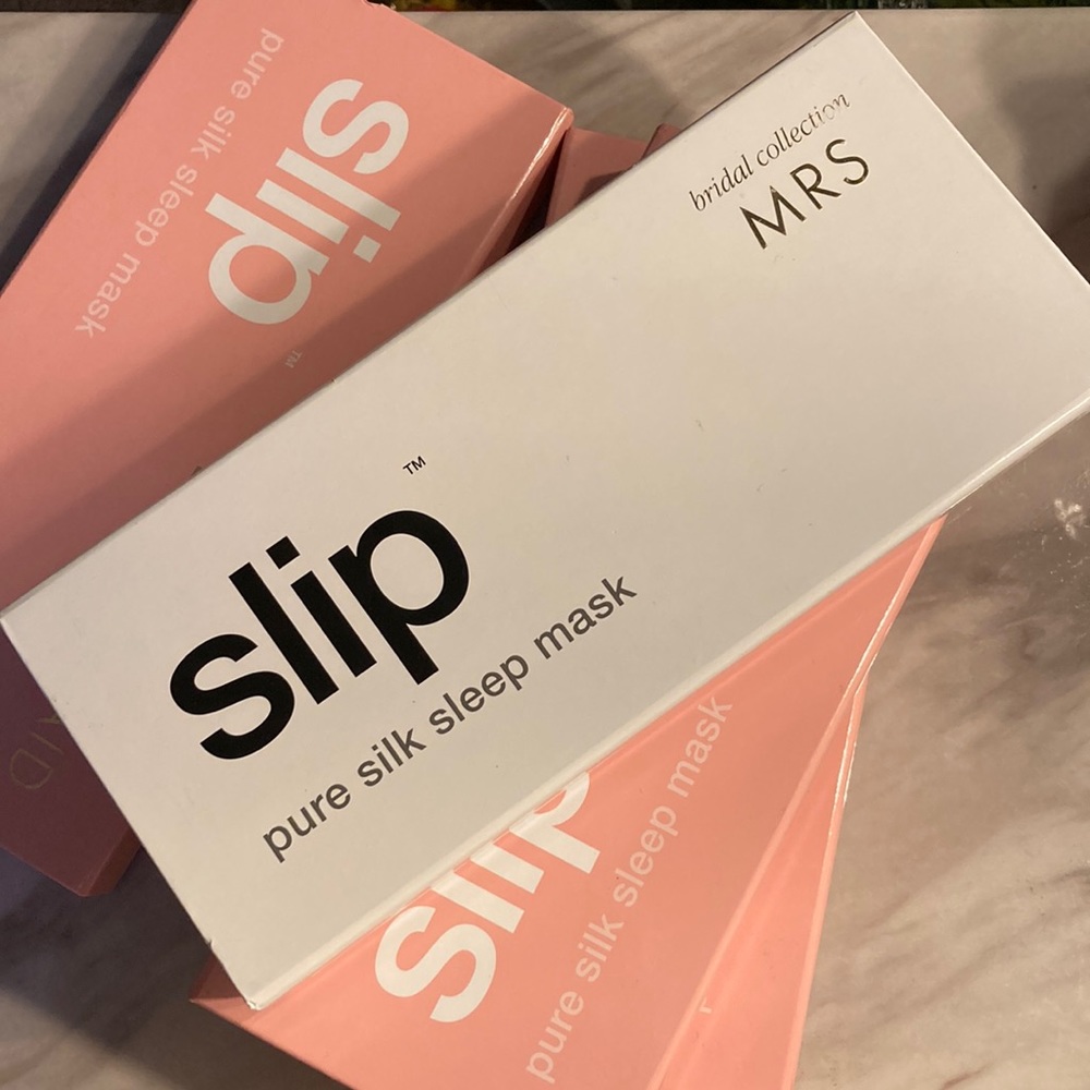 3 PCS NWT Slip Bridesmaid Pure Silk Sleep Mask